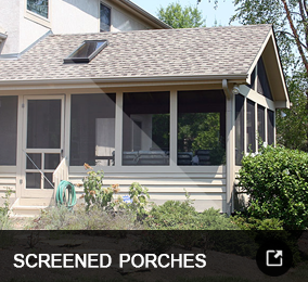 Screened Porch Build Services - Columbus, Ohio