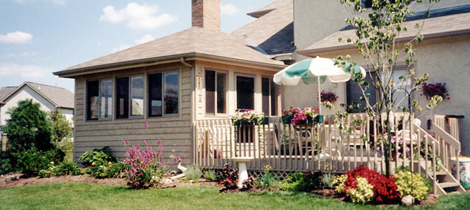Custom Built Sunroom Addition by Deck Masters - Your Reliable Local Sunroom Contractors.