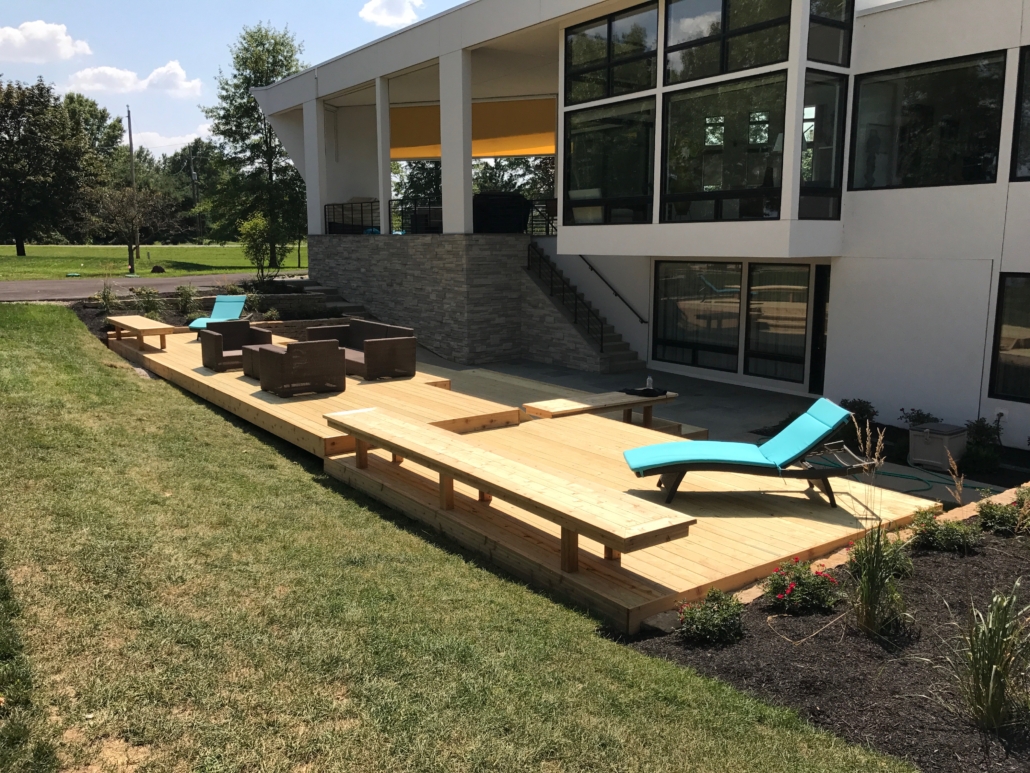 Deck Masters Deck with Lounger Chairs